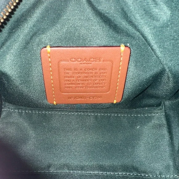 Coach Mini Rowan in Embossed Signature Print - Picture 4 of 9